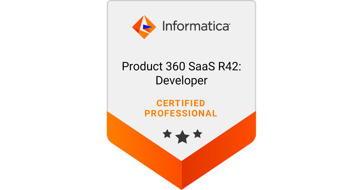 Informatica University Professional Certification